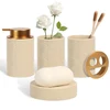 Kukikan Ceramic Bathroom Accessories Set