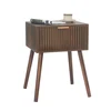 Mid Century Modern Nightstand Small End Table