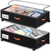 Tsinglax Under Bed Storage with Wheels (2-Pack)
