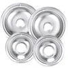 Chrome Stove Burner Drip Pan, Replacement