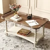 Function Home Farmhouse 2-Tier Coffee Table with Storage