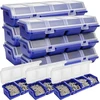 Tlence 6 Pack Screw Organizer Box with Lid