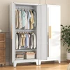 72-Inch Tall Metal Armoire Wardrobe Closet