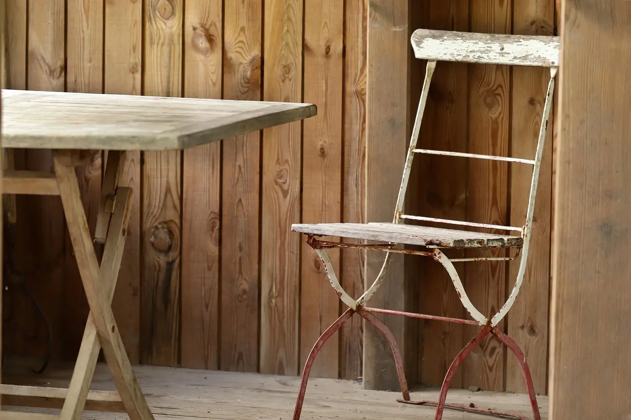 What is the best furniture layout for a very small balcony?