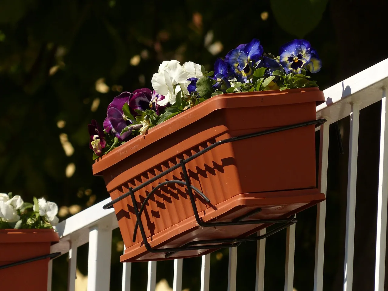 Dogetgd 36 Inch Railing Planter Boxes: best for secure mounting on windy balconies