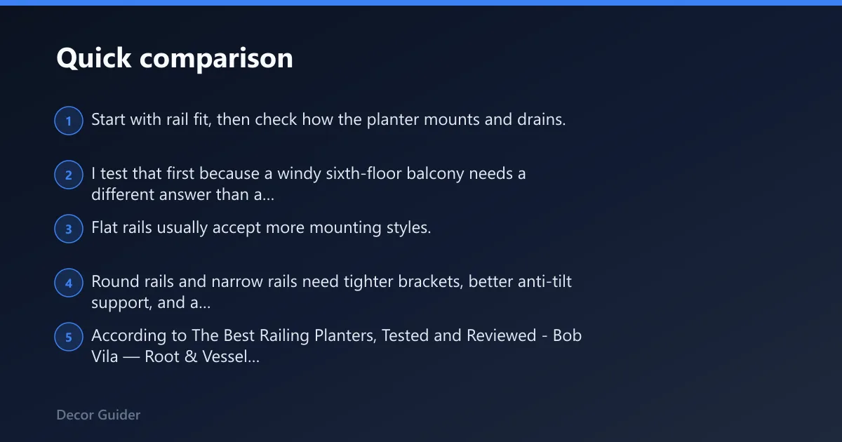 Steps: Quick comparison
