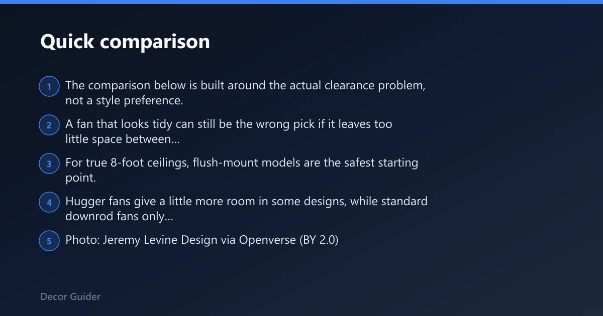 Steps: Quick comparison