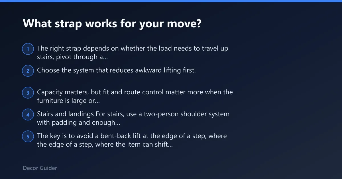 Steps: What strap works for your move?