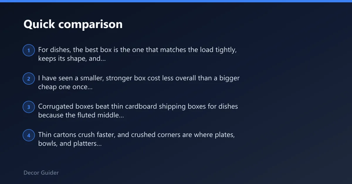 Steps: Quick comparison