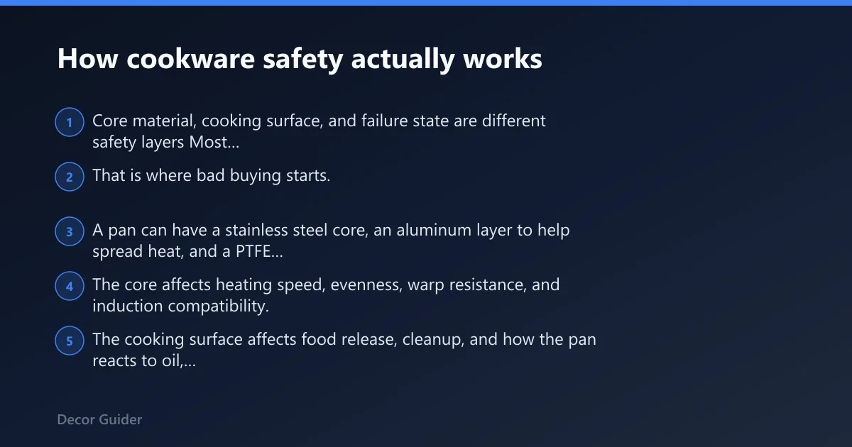 Steps: How cookware safety actually works