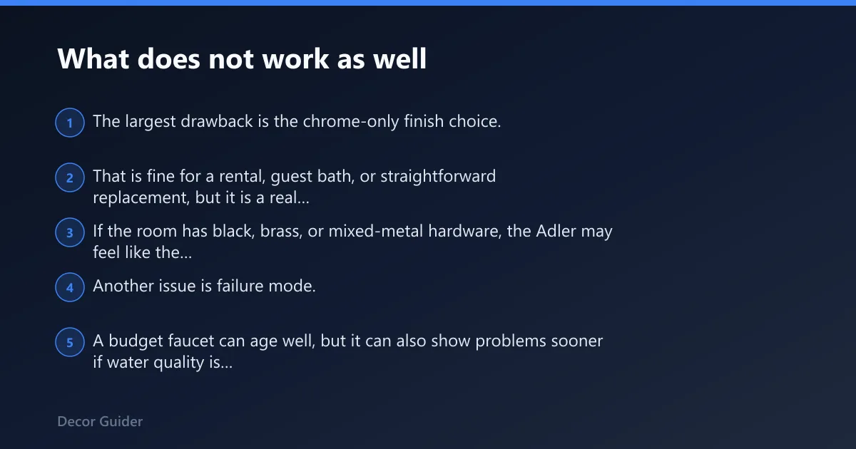 Steps: What does not work as well