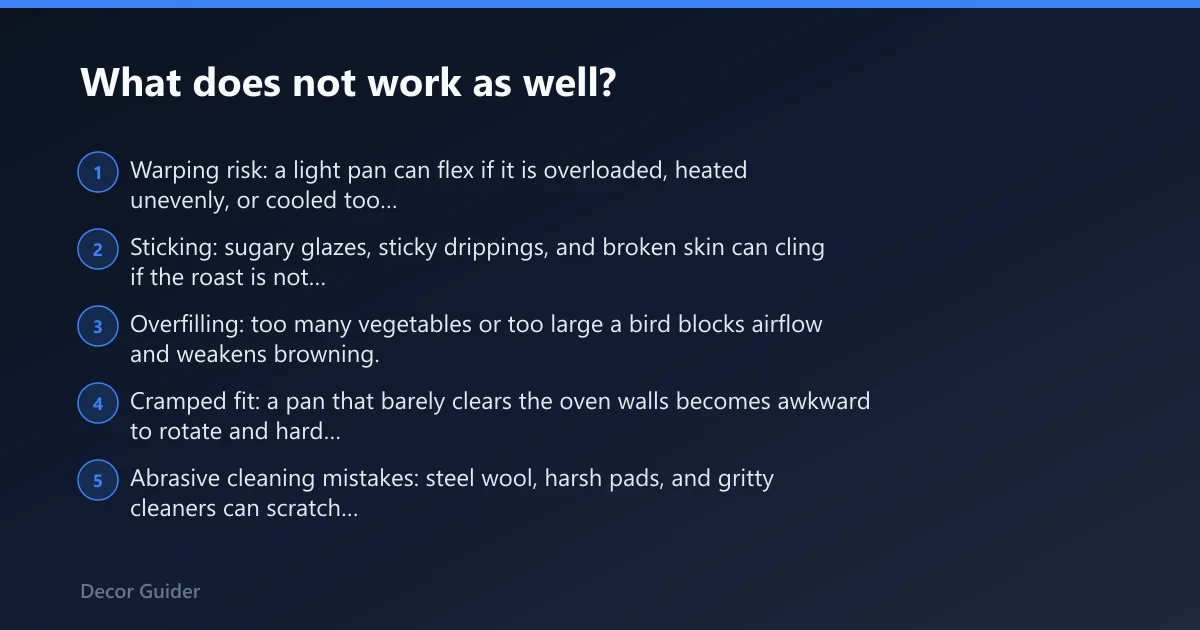 Steps: What does not work as well?