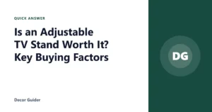 Is an Adjustable TV Stand Worth It? Key Buying Factors
