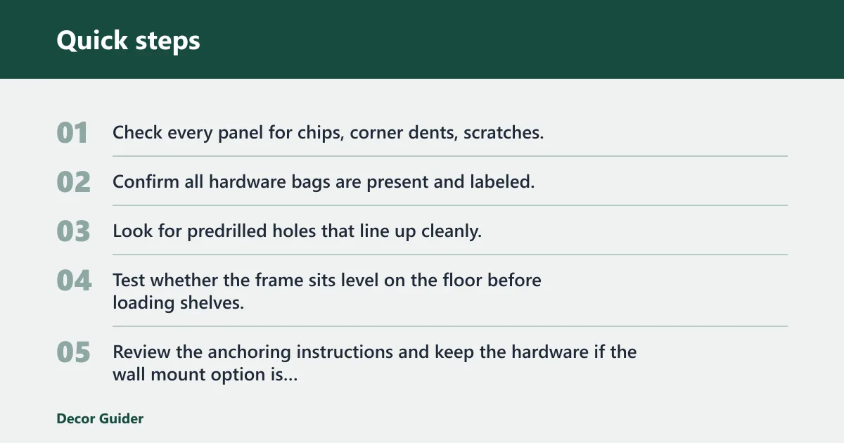 Quick steps: What should you check before buying?