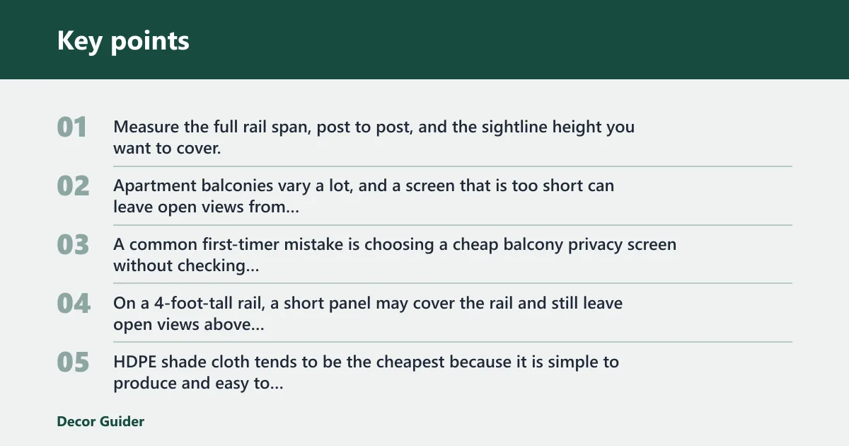Key points: What affects the price?