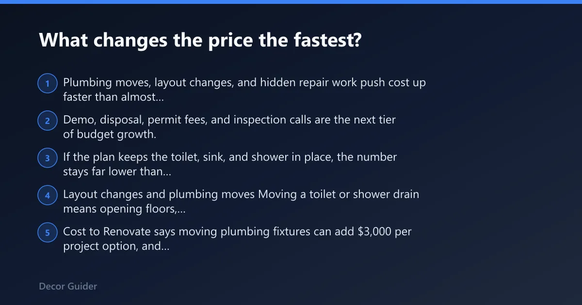 Steps: What changes the price the fastest?