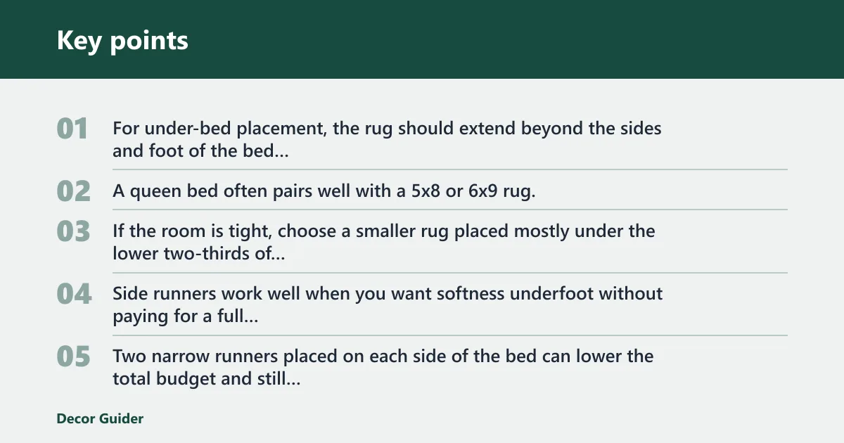 Key points: How do you choose the right size?