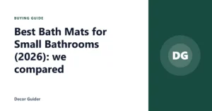 Best Bath Mats for Small Bathrooms (2026): we compared