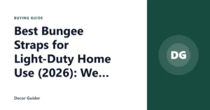Best Bungee Straps for Light-Duty Home Use (2026): We Compared