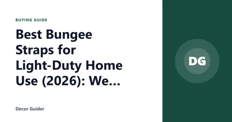Best Bungee Straps for Light-Duty Home Use (2026): We Compared