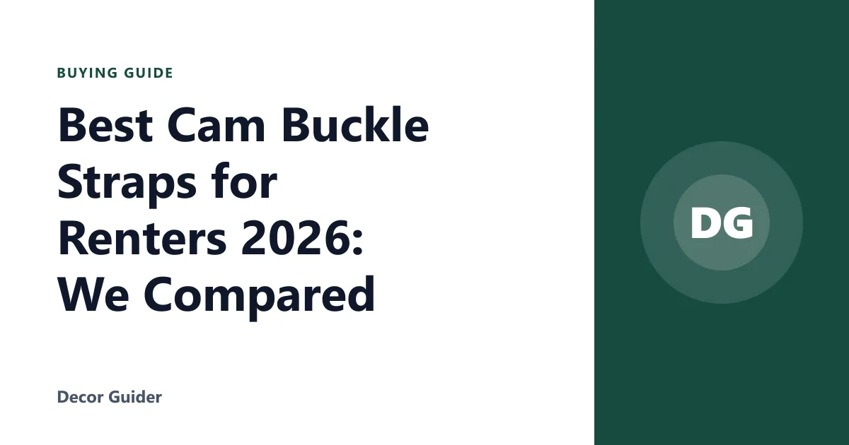 Best Cam Buckle Straps for Renters 2026: We Compared