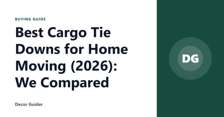 Best Cargo Tie Downs for Home Moving (2026): We Compared