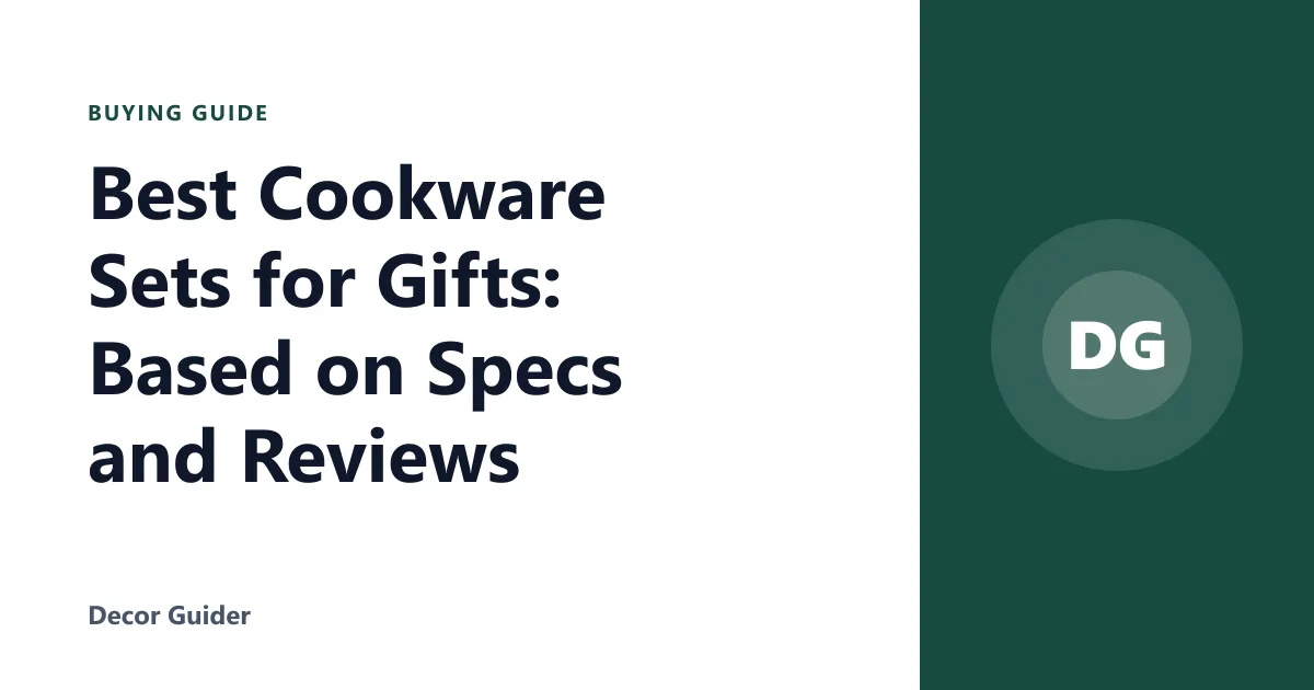 Best Cookware Sets for Gifts: Based on Specs and Reviews