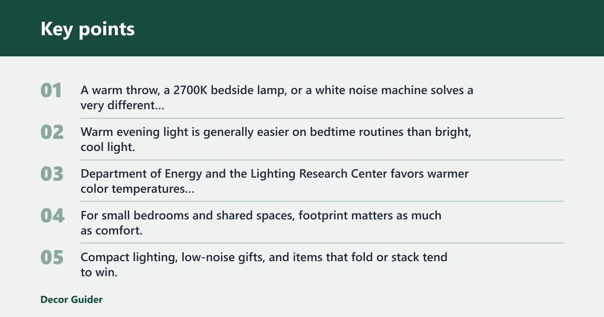 Key points: Quick comparison
