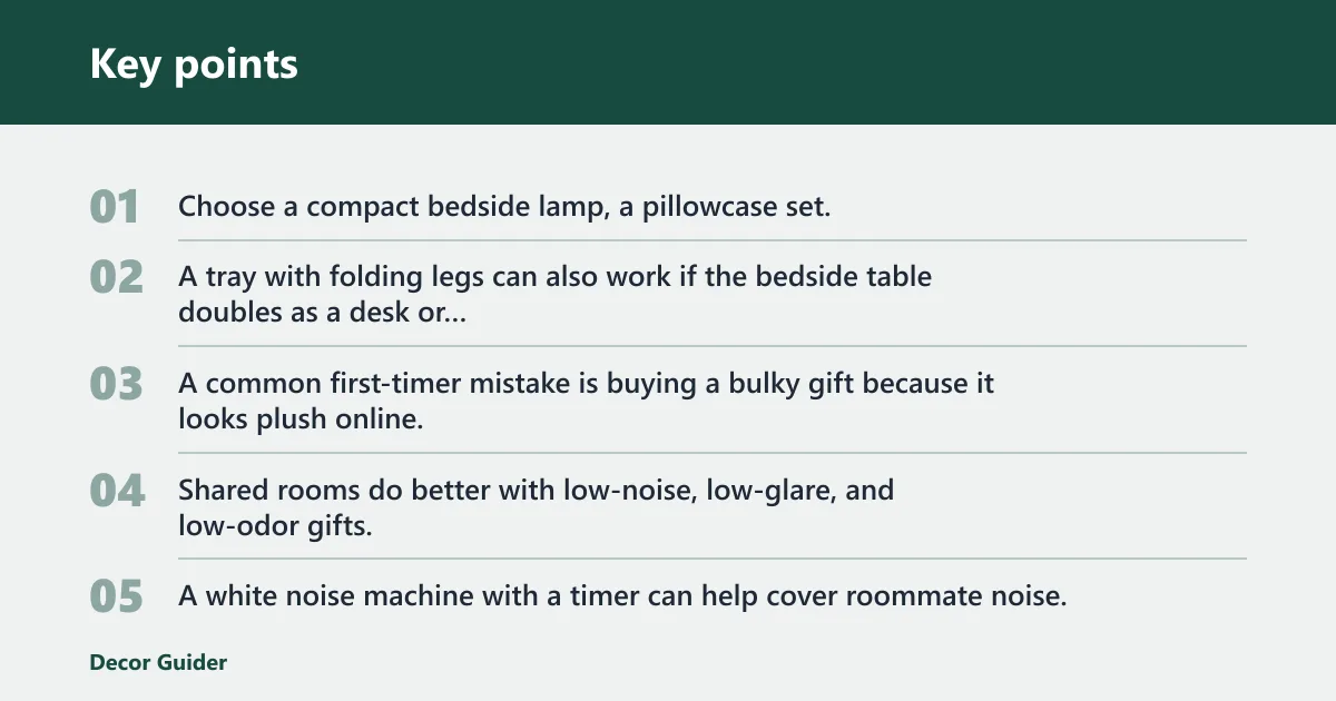 Key points: What cozy gift fits the room?
