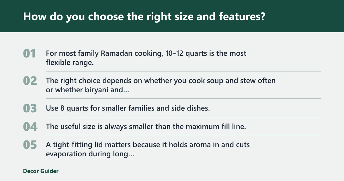 Steps: How do you choose the right size and features?