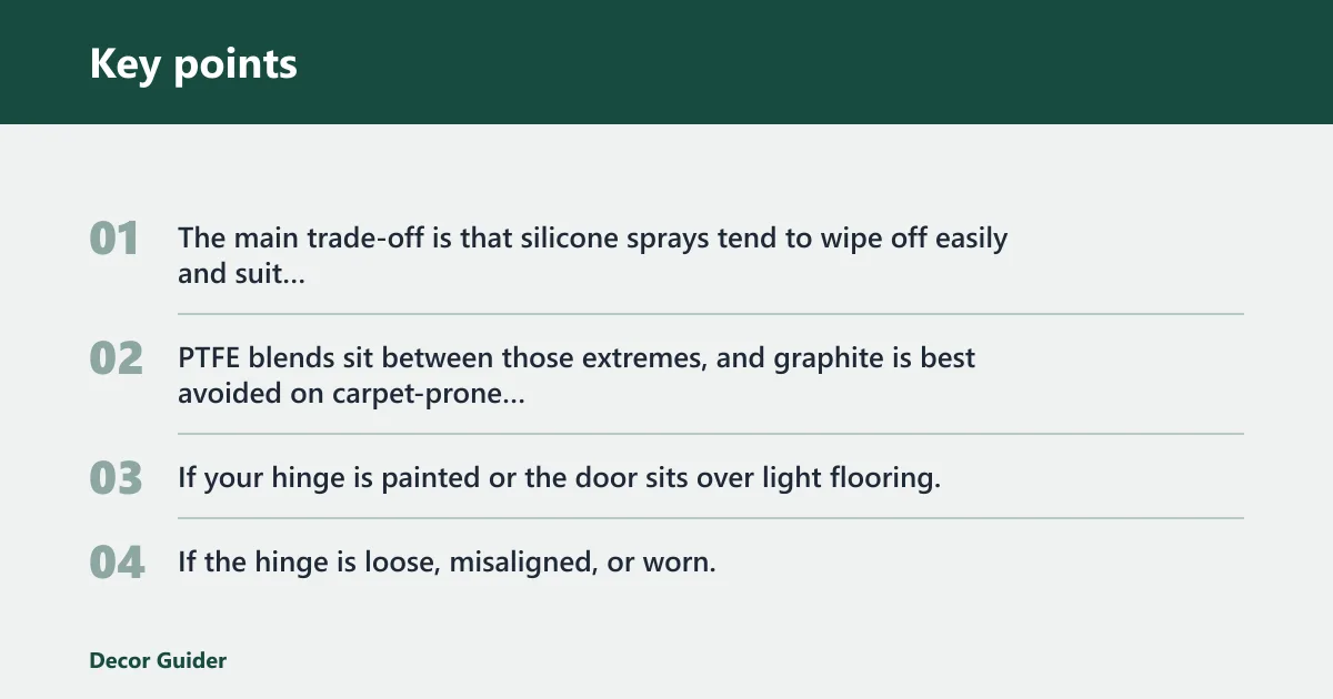 Key points: Quick comparison