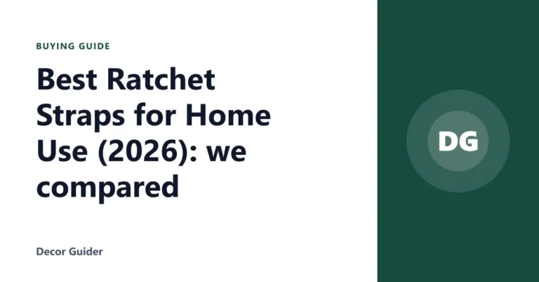 Best Ratchet Straps for Home Use (2026): we compared