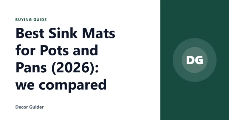Best Sink Mats for Pots and Pans (2026): we compared