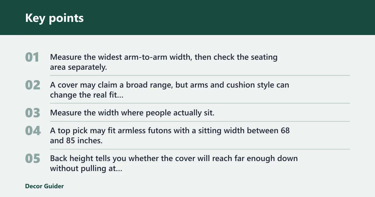 Key points: How do you measure for the right fit?