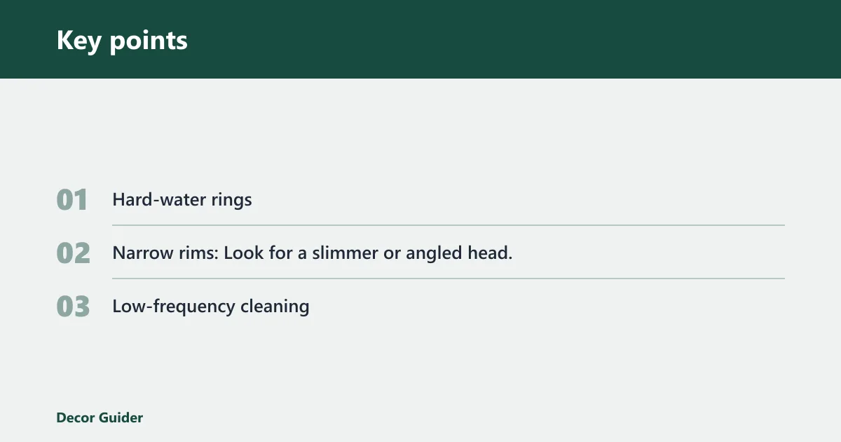 Key points: Toilet brush matrix