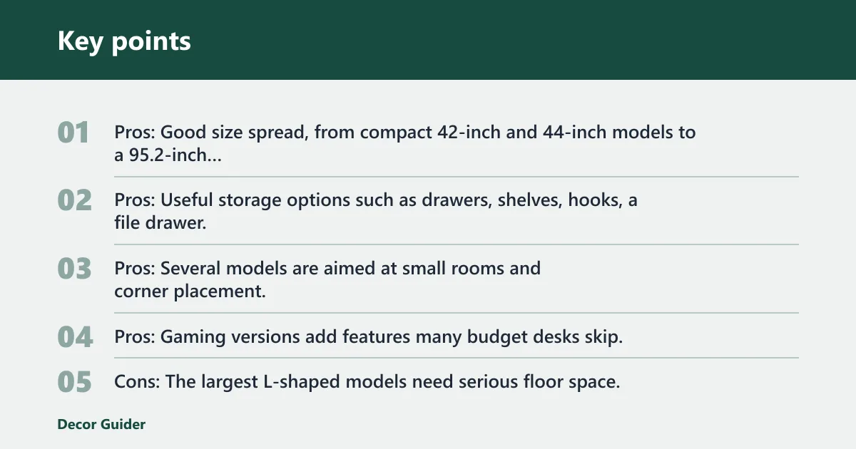 Key points: What works
