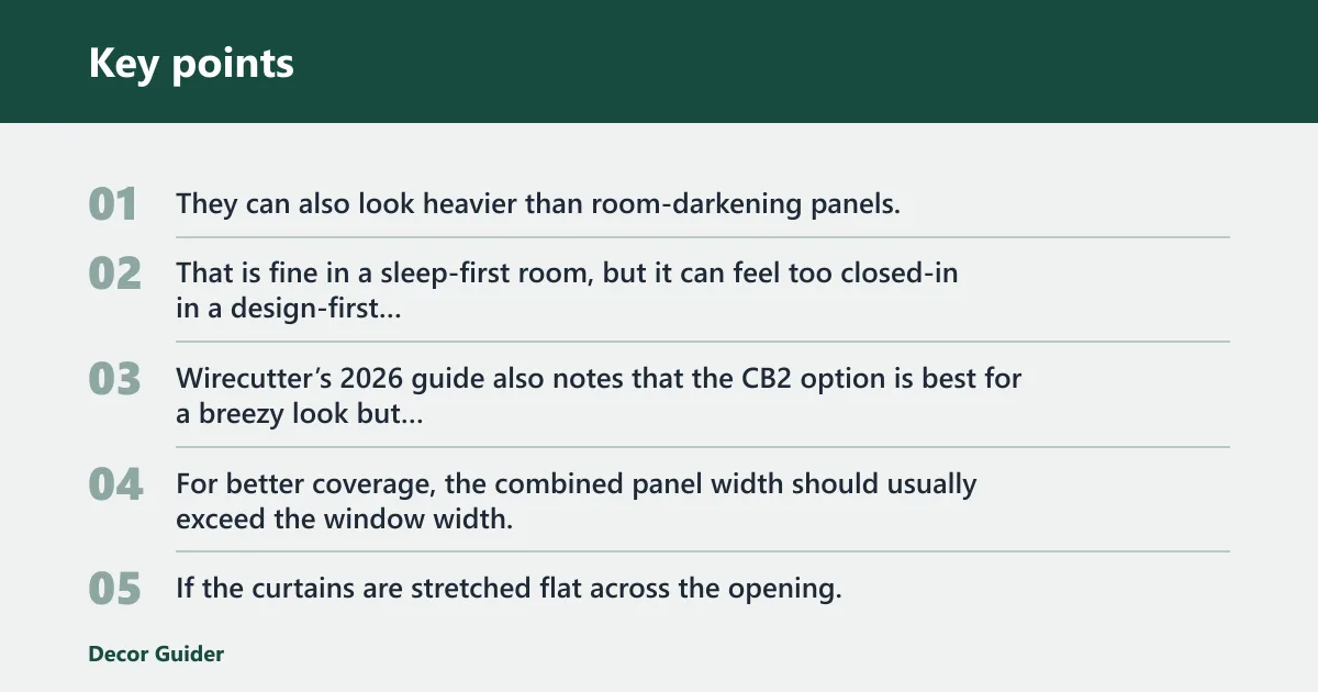 Key points: What does not