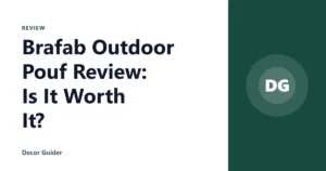 Brafab Outdoor Pouf Review: Is It Worth It?