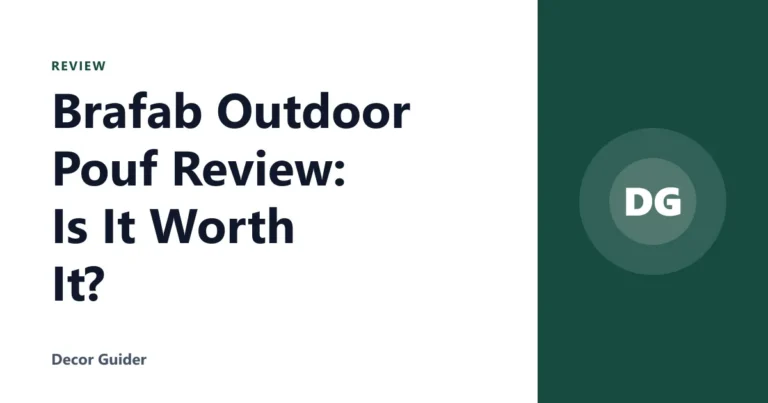 Brafab Outdoor Pouf Review: Is It Worth It?