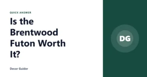 Is the Brentwood Futon Worth It?