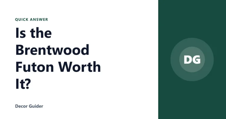 Is the Brentwood Futon Worth It?