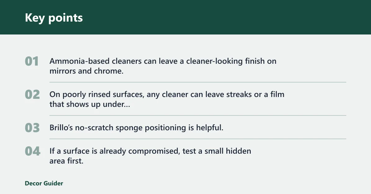 Key points: What does not work as well?