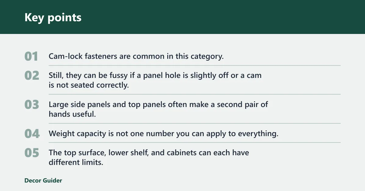 Key points: What are the weak points?