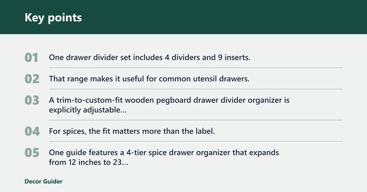 Key points: What works