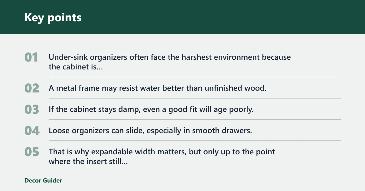 Key points: What does not