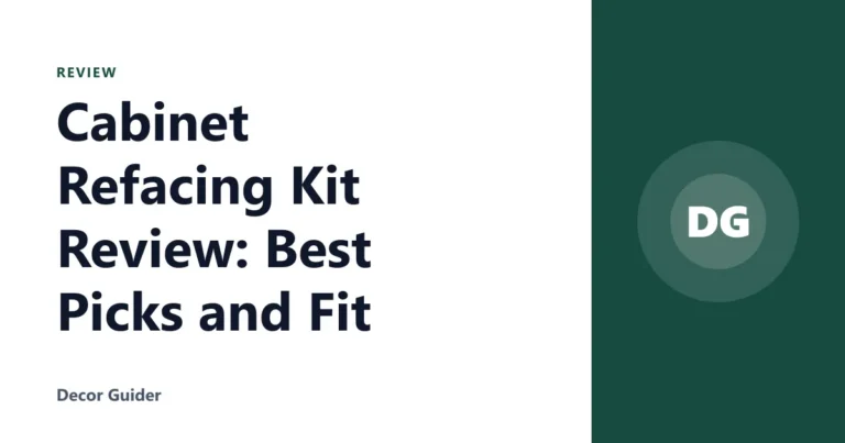 Cabinet Refacing Kit Review: Best Picks and Fit