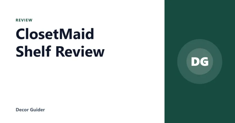 ClosetMaid Shelf Review