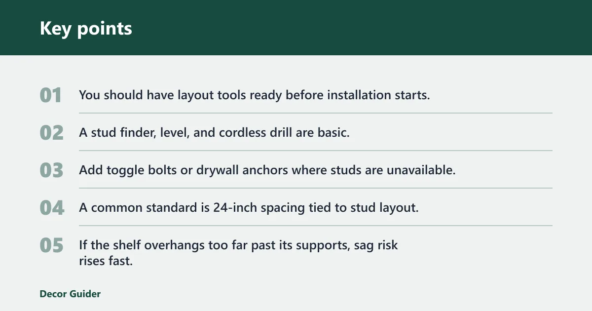 Key points: Specs at a glance