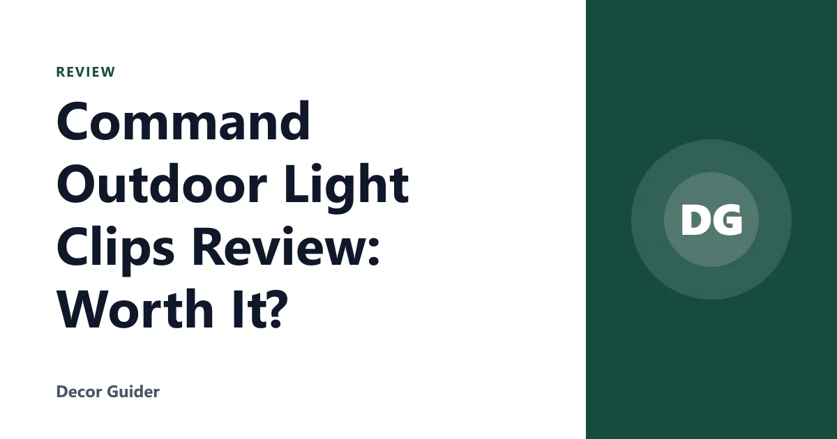 Command Outdoor Light Clips Review: Worth It?