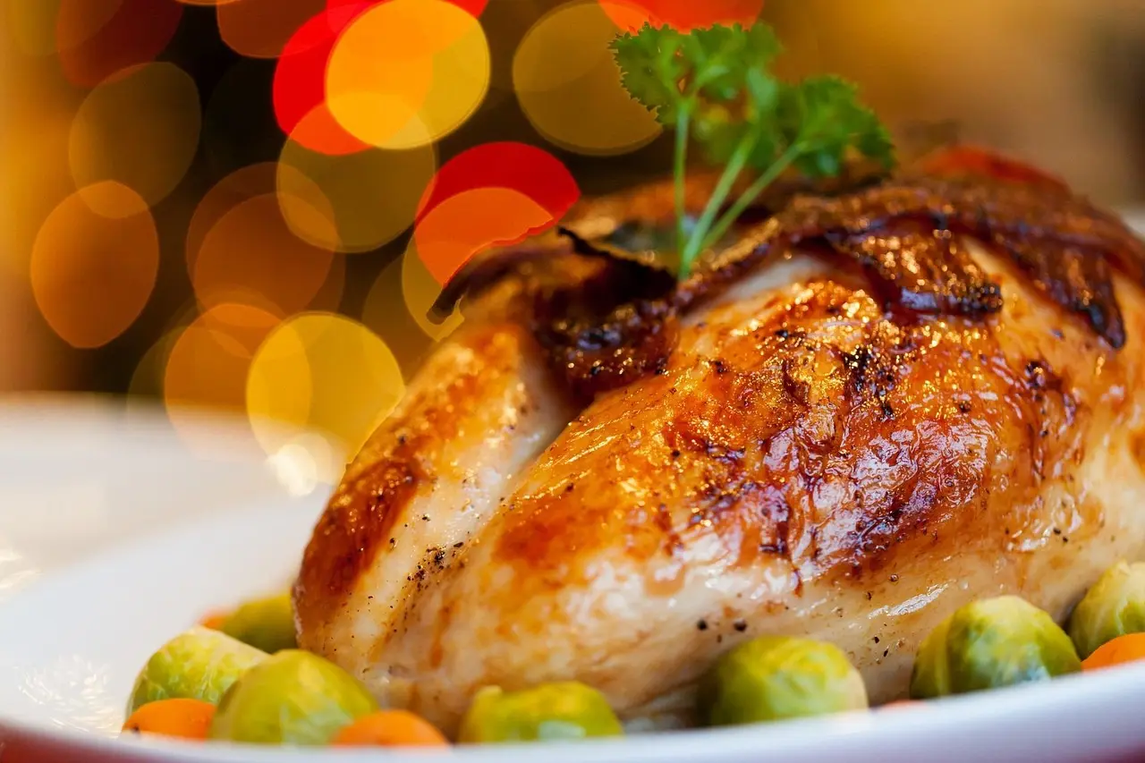 How do you roast a whole turkey in a Dutch oven?
